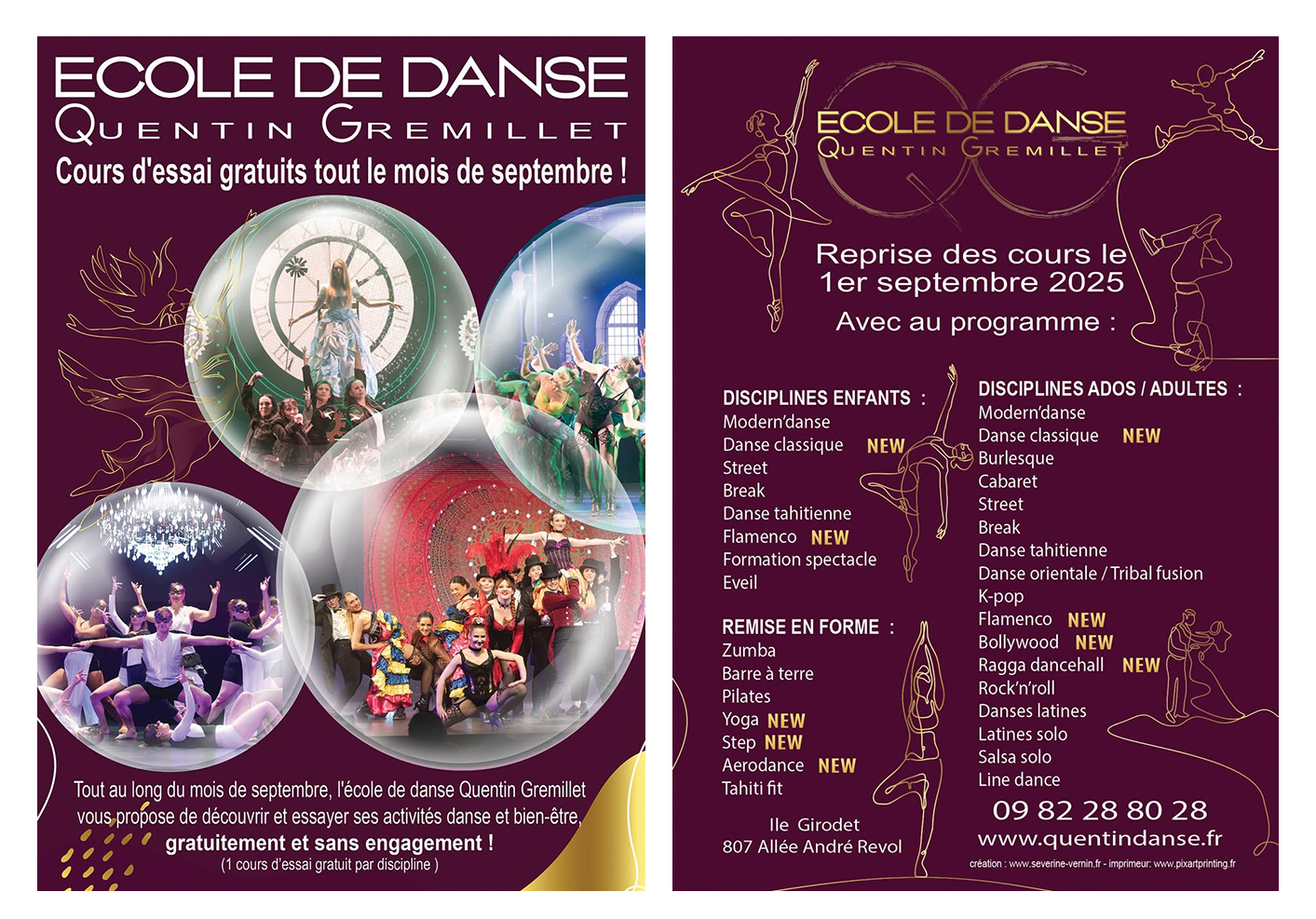ECOLE DE DANSE QUENTIN GREMILLET
